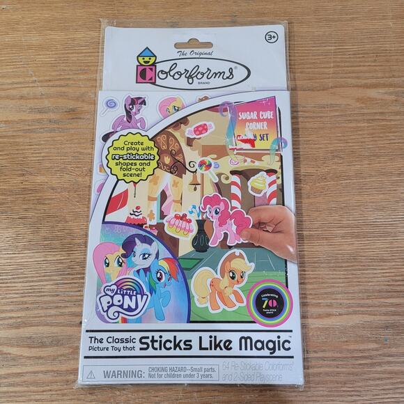 My Little Pony Grab & Go Play Pack Stick N Play Activity Colorforms Lot Of 6 New - Picture 6 of 7